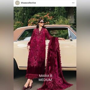 NWOT Maria B Velvet Formal Pakistani